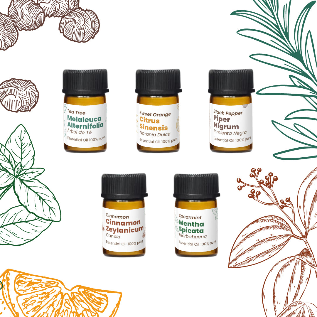 100% Pure Essential Oils Kit 5 Aromas – Sweet Spice 12.5 ml