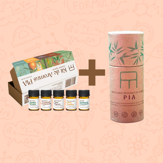 PIA Inhaler + 5 Essential Oils Kit – Sweet Spice (12.5 ml)