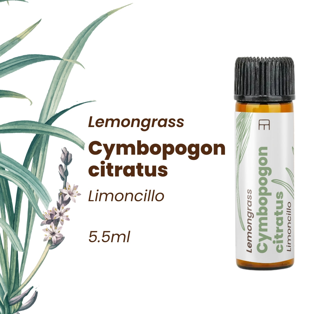 100% Pure Lemongrass Essential Oil 5.5ml