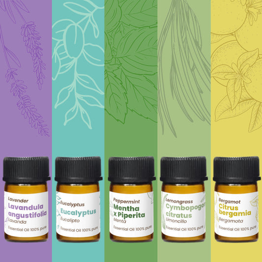 100% Pure Essential Oils Kit (Set of 5) 12.5 ml