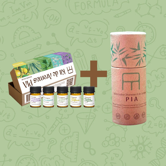 PIA Inhaler + 5 Essential Oils Kit  (12.5 ml)