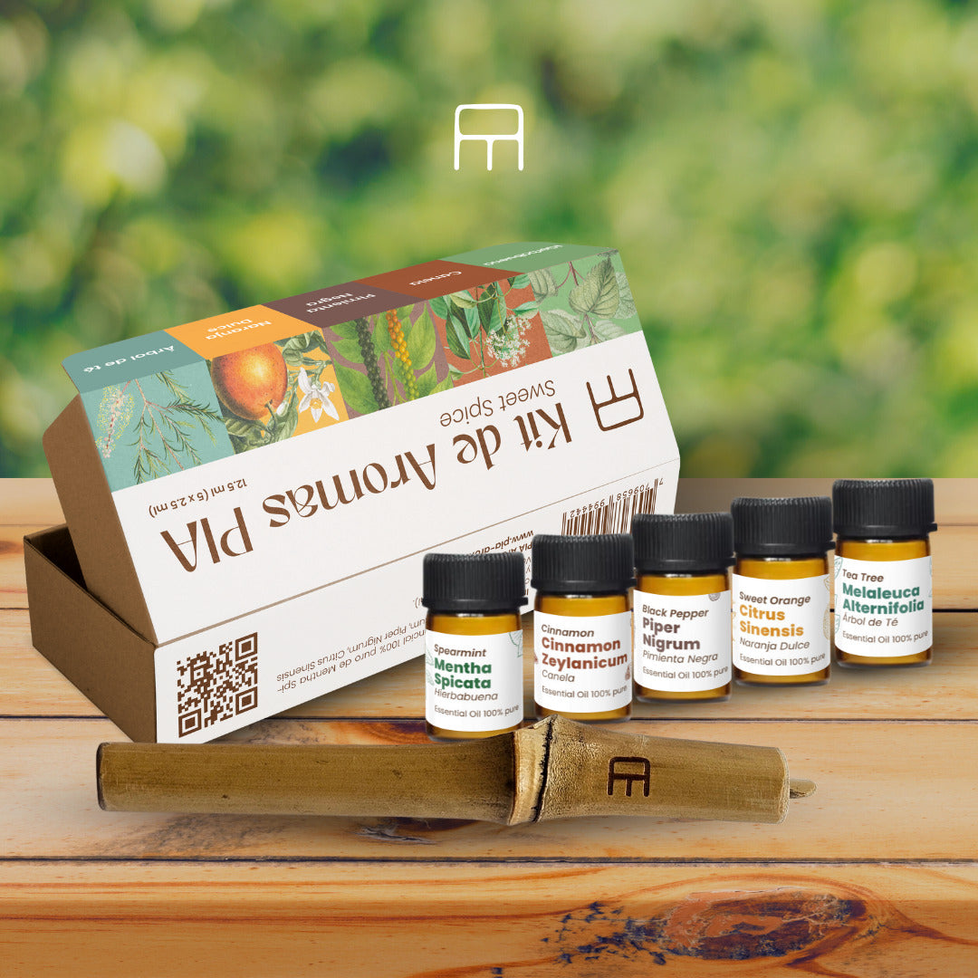 PIA Inhaler + 5 Essential Oils Kit – Sweet Spice (12.5 ml)