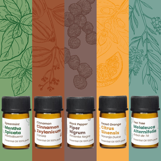 100% Pure Essential Oils Kit 5 Aromas – Sweet Spice 12.5 ml
